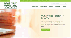 Desktop Screenshot of northwestlibertyschool.org